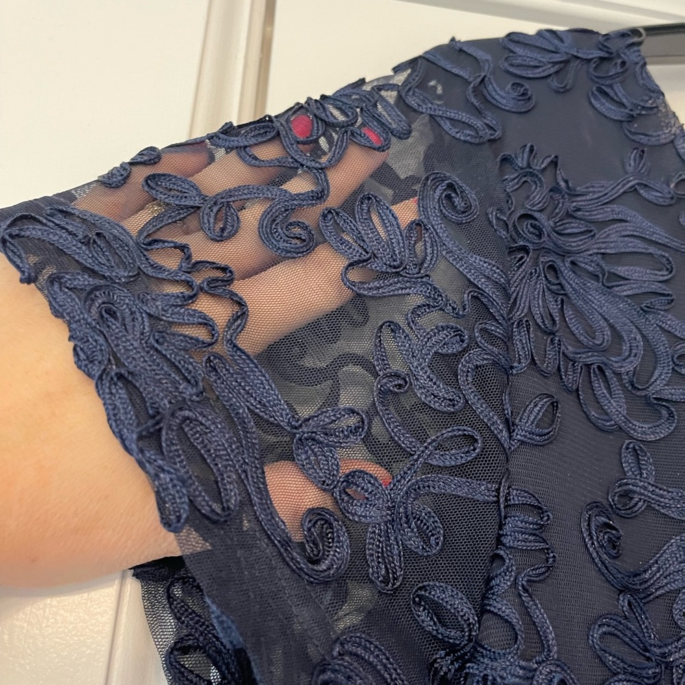 Like New Plus Size Js Collections Navy Cocktail D… - image 5